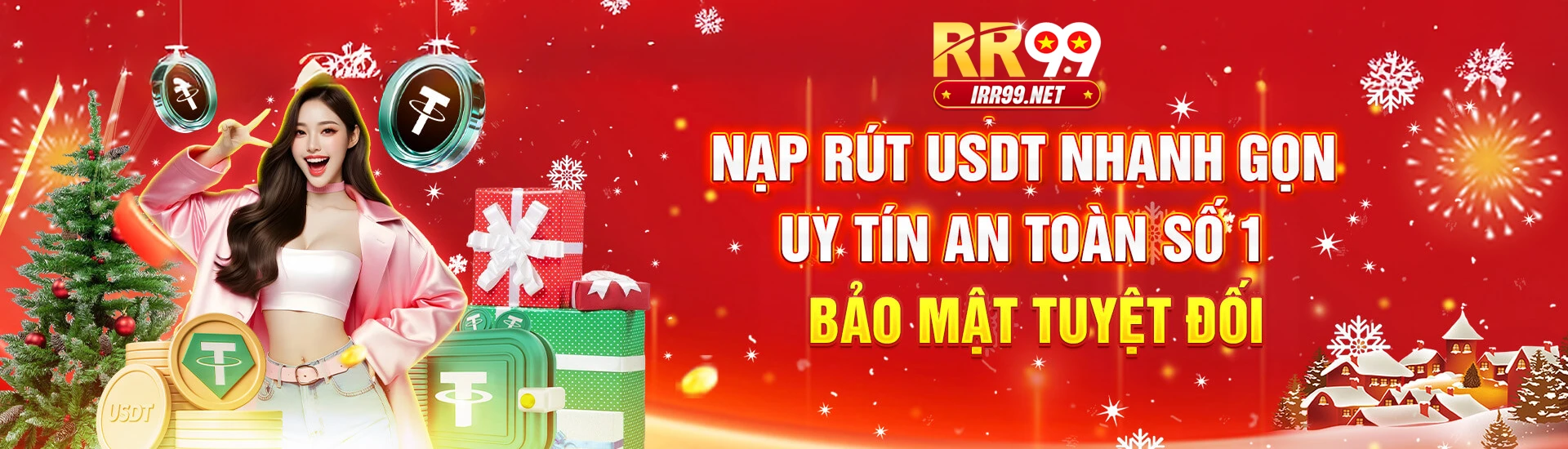 Banner nạp rút an toàn qua hệ thống USDT